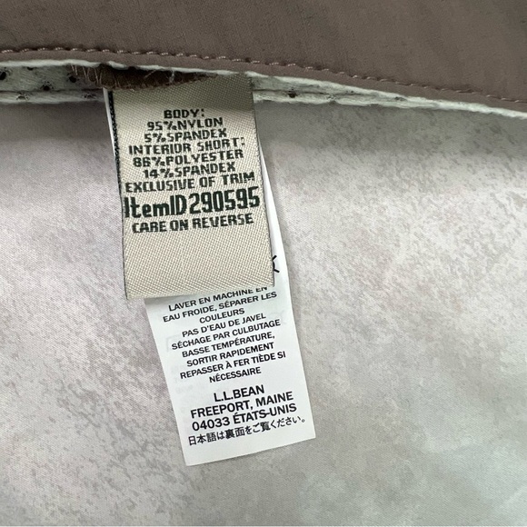 L.L. Bean Water-Repellent Comfort Trail Skort - Picture 12 of 13